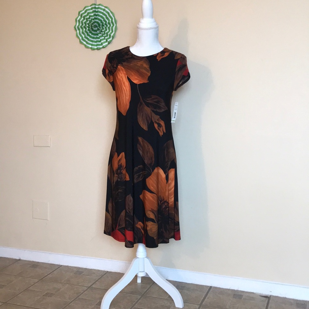 A dark dress